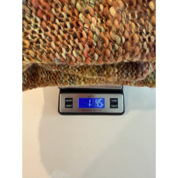 Harold’s Chunky Knit Sweater Jacket Large Autumn Earth Tones Boho Cottagecore - Picture 7 of 7